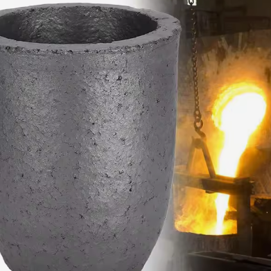 Nhà máy cung cấp lớn Sic Crucible 50kg 350kg Silicon Carbide Pot Sagger Silicon Carbide Crucible cho nóng chảy sắt đúc