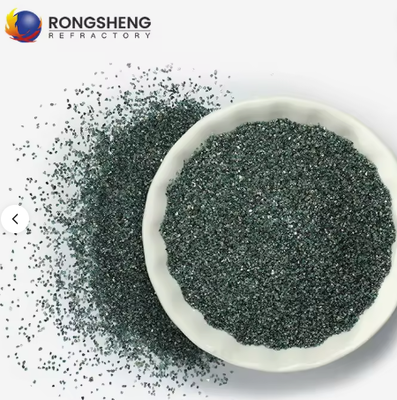 Độ Tinh Khiết Cao RONGSHENG Xanh Silicon Carbide Bột Mài Mòn Nhám 240 #360 # F1200 Độ Bền Cao 1900 Gốm Chịu Nhiệt