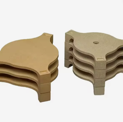 Tấm sứ Cordierite Mullite chịu nhiệt độ cao Rongsheng, Đồ dùng lò nung, Tấm sứ Cordierite, Kệ lò, Tấm đỡ