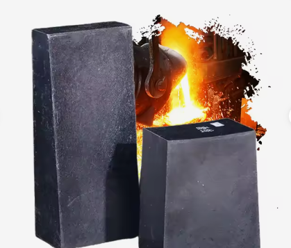 Gạch Magnesia Carbon Chịu Lửa Rongsheng Nhiệt Độ Cao 1800℃ Gạch Magnesi Carbon Cho Lò Hồ Quang Điện và Lò Chuyển Đổi