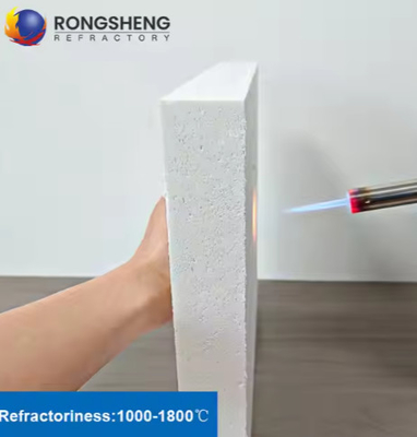 2000 độ tấm sợi gốm lửa tấm polycrystalline mullite sợi cho lò và lò vật liệu cách nhiệt