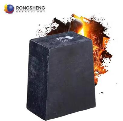 Gạch Magnesia Carbon Chịu Nhiệt Độ Cao Chống Ăn Mòn Gạch Lót Chảo Thép Carbon Magnesite Chịu Lửa Để Bán