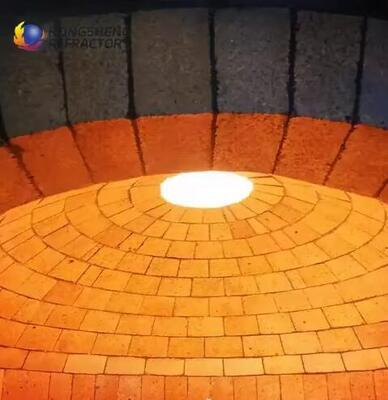 Hóa chất Hóa chất vô cơ Sản phẩm phi kim loại Chịu lửa Vòng chịu lửa nhiệt độ cao Gạch đất sét chịu lửa Gạch chịu lửa cong cho lò nướng pizza và lò nung