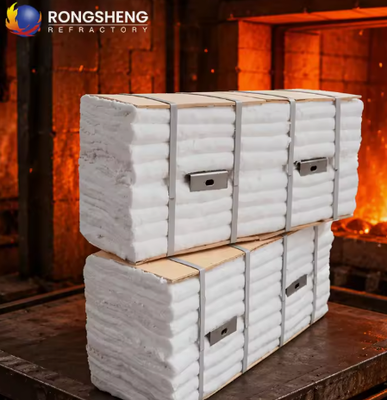 Mô-đun Sợi Chịu Nhiệt Nhiệt Độ Cao 1430 Cách Nhiệt Sợi Gốm Nhôm Silicat Cho Lò Nung Lò Hơi