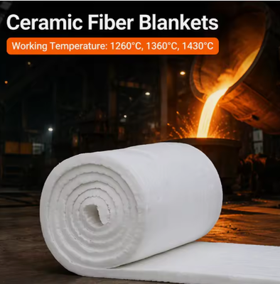 1400 Kaowool Ceramic Felt 128 Kg/M3 Tấm Bông Gốm Sợi Gốm Cách Nhiệt Cho Lò Công Nghiệp