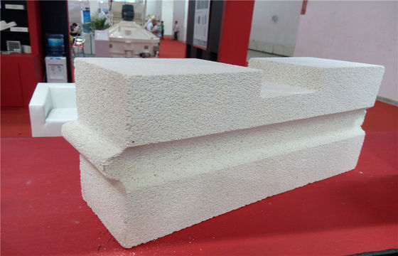 Alumina rỗng bóng cách điện cháy gạch lót chịu lửa khối, axit kháng